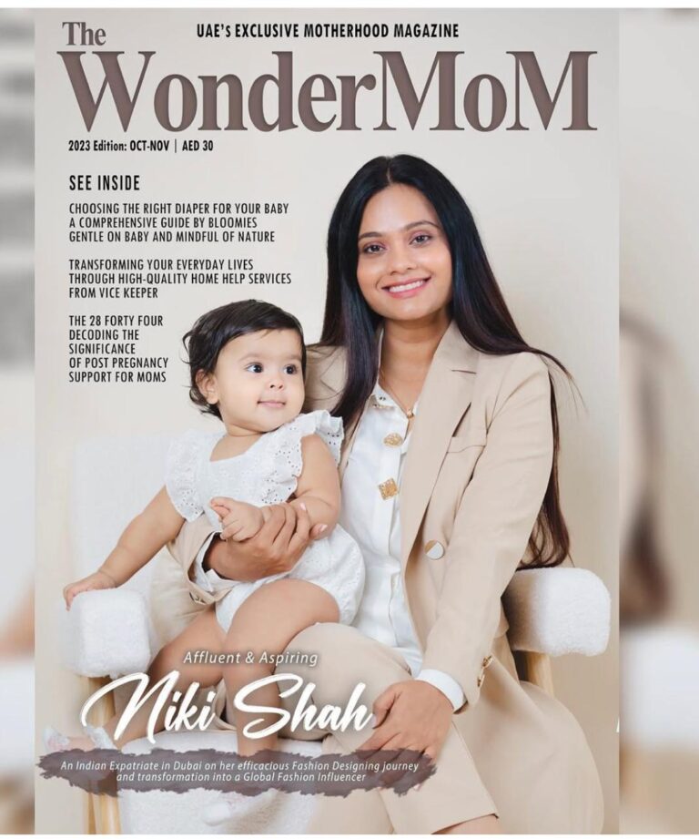 Niki shah as a mother and influencer